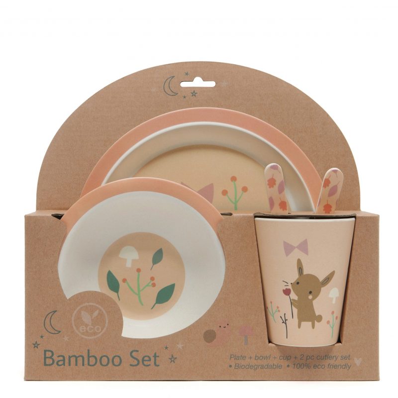 Bamboo set bunny box