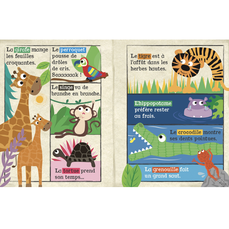Cartes Baby Dans la nature : 6 cartes + 96 gommettes - dès 2 ans -  Miniatures Factory