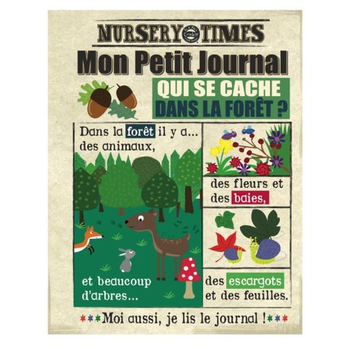 Journal bébé tissus – Dans la forêt